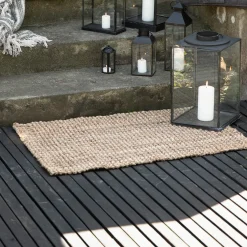 Graham & Green Doormats|Doormats<Natural Jute Doormat with Rubber Backing