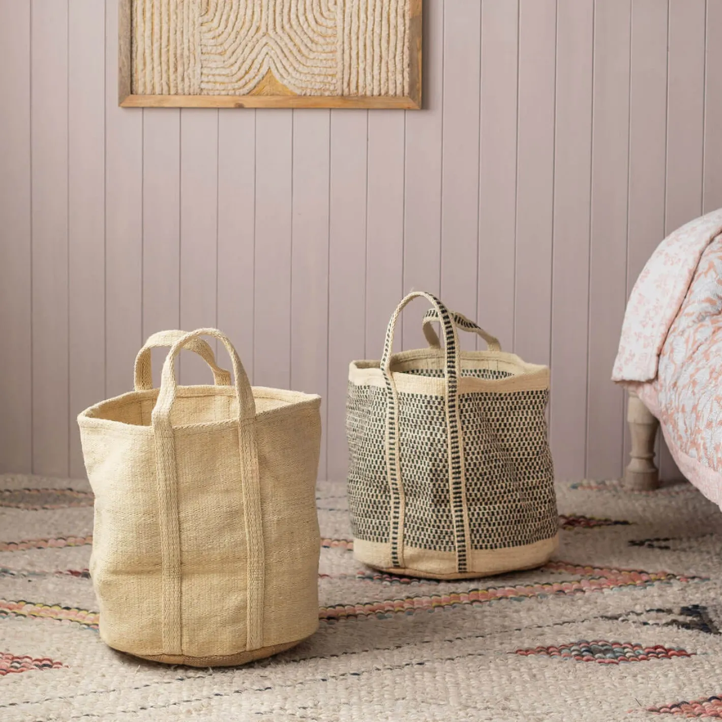 Graham & Green Laundry Baskets<Natural Jute Storage Baskets