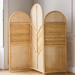 Graham & Green Room Dividers<Natural Rattan Arched Screen