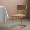 Graham & Green Dining Chairs<Natural Wood and Metal Dining Chair