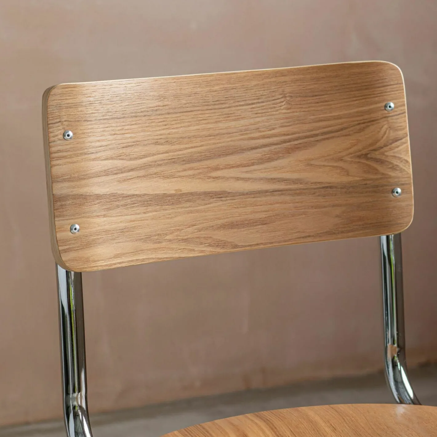 Graham & Green Dining Chairs<Natural Wood and Metal Dining Chair