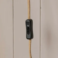Graham & Green Wall Lights & Sconces<Natural Woven Bamboo Wall Light Medium