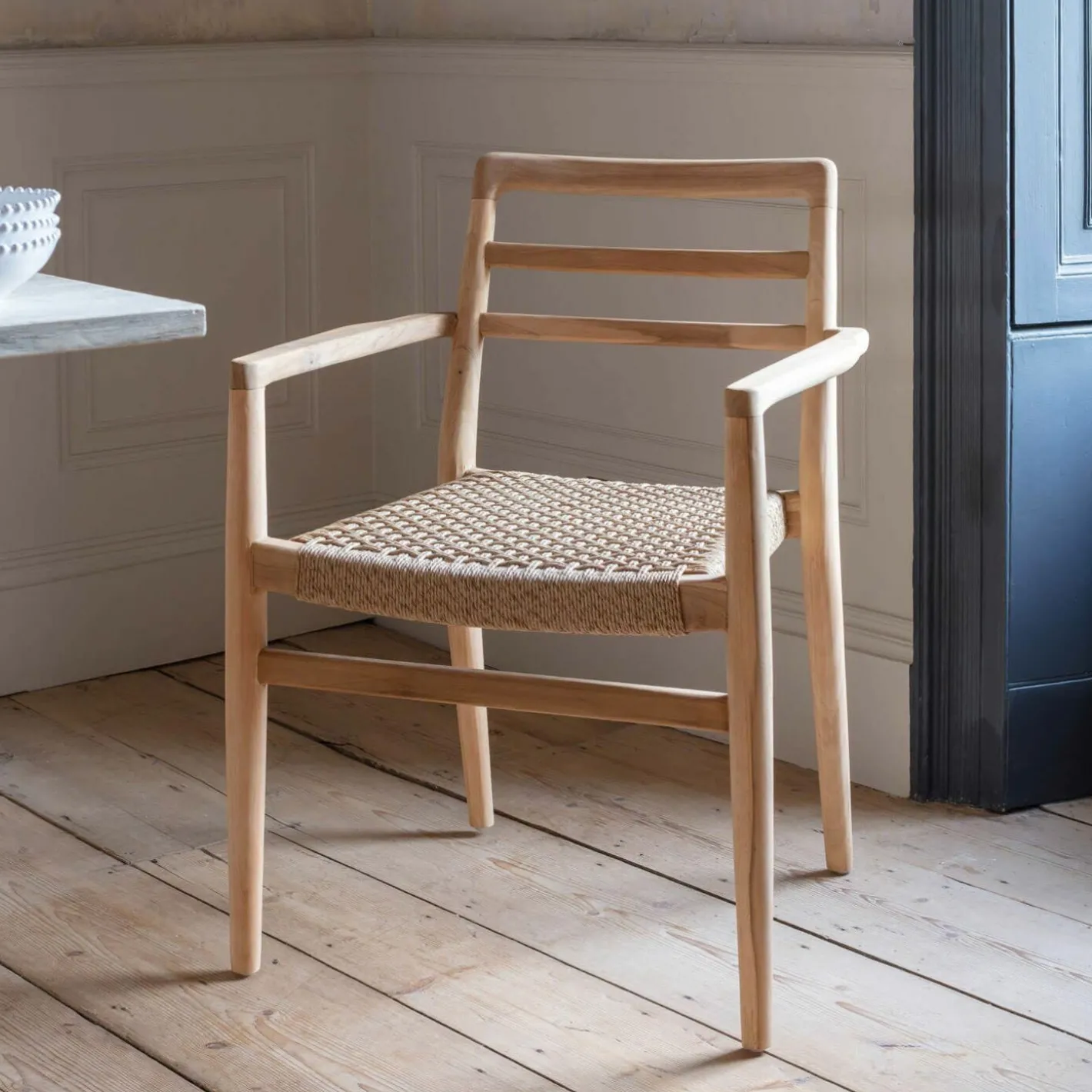 Graham & Green Garden Chairs & Sofas|Garden Chairs & Sofas<Noa Teak Outdoor Dining Armchair