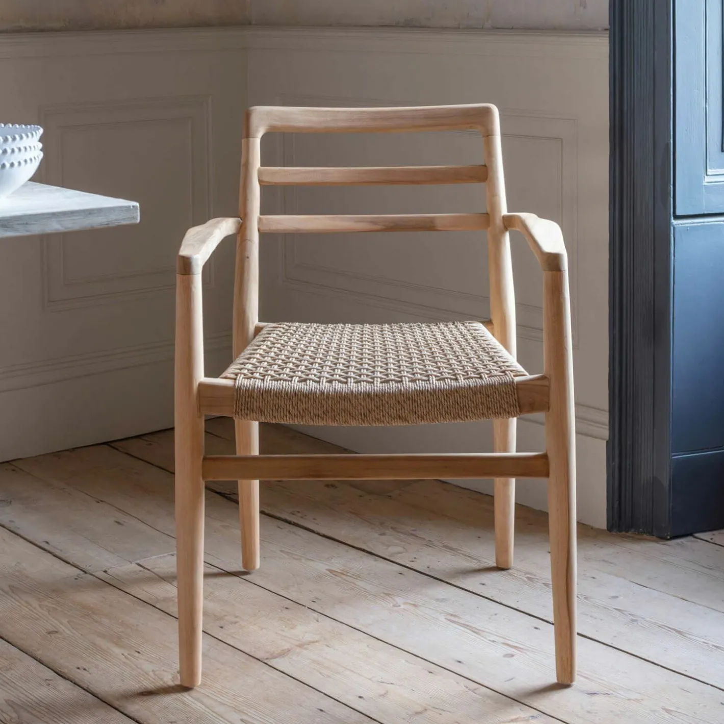 Graham & Green Garden Chairs & Sofas|Garden Chairs & Sofas<Noa Teak Outdoor Dining Armchair