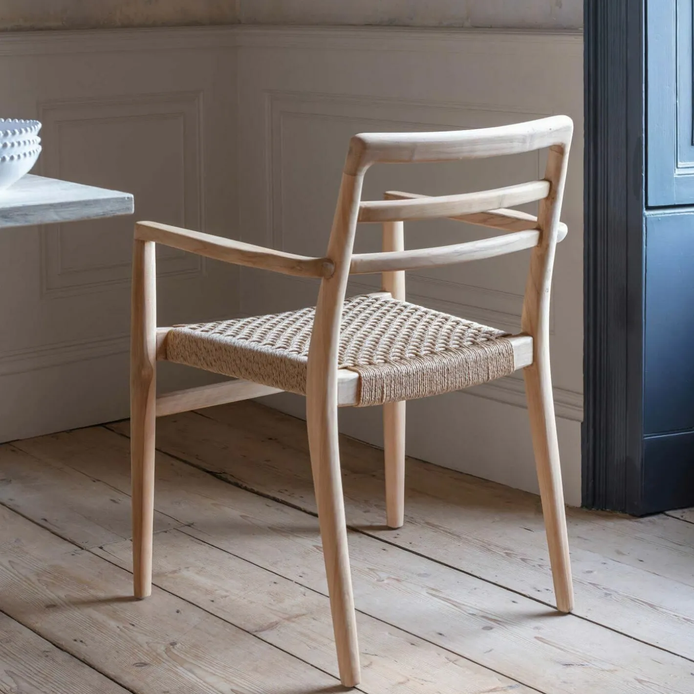 Graham & Green Garden Chairs & Sofas|Garden Chairs & Sofas<Noa Teak Outdoor Dining Armchair