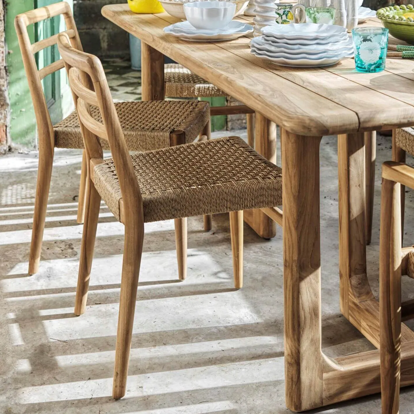Graham & Green Garden Chairs & Sofas|Garden Chairs & Sofas<Noa Teak Outdoor Dining Chair