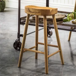 Graham & Green Stools<Oak Farmhouse Kitchen Stool
