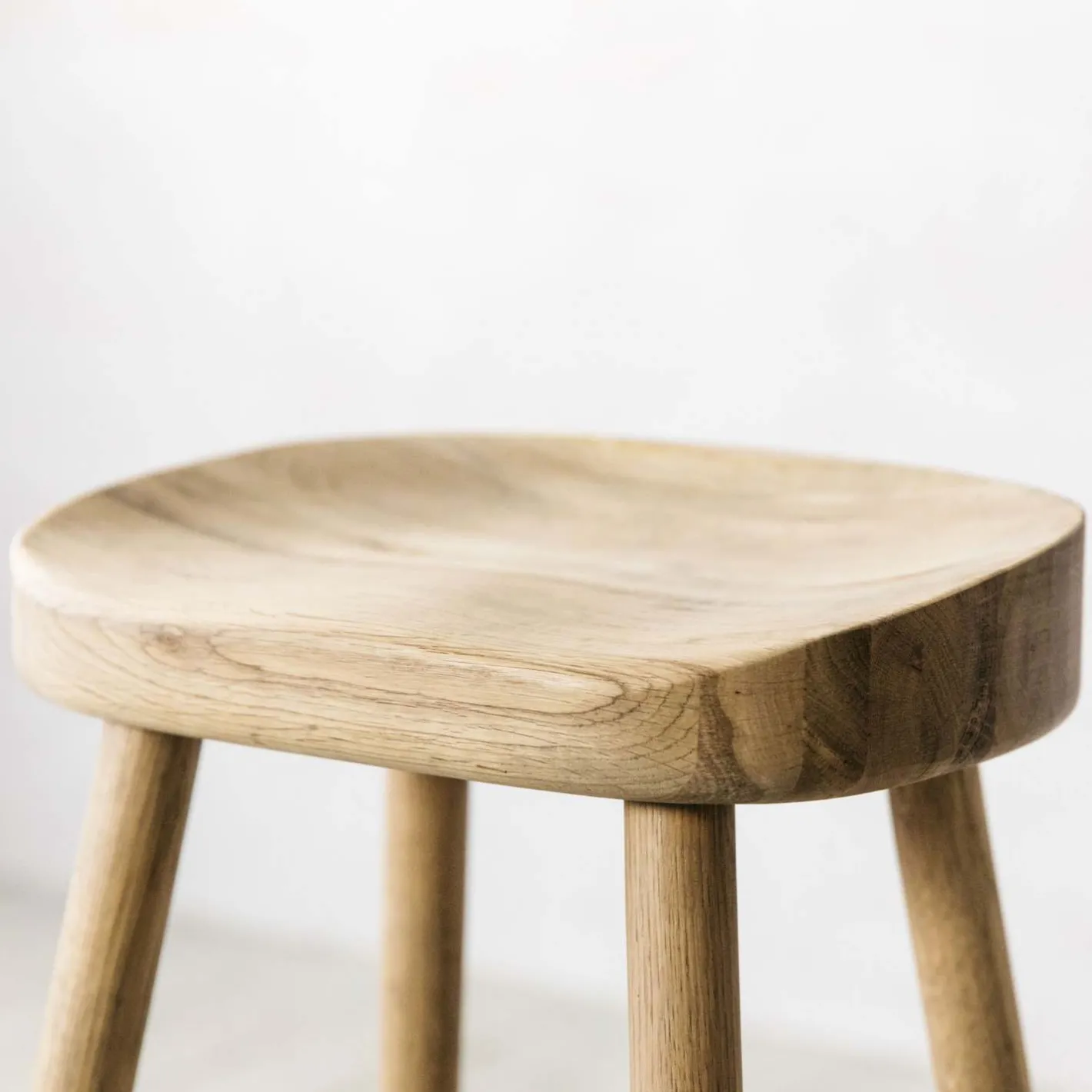 Graham & Green Stools<Oak Farmhouse Kitchen Stool