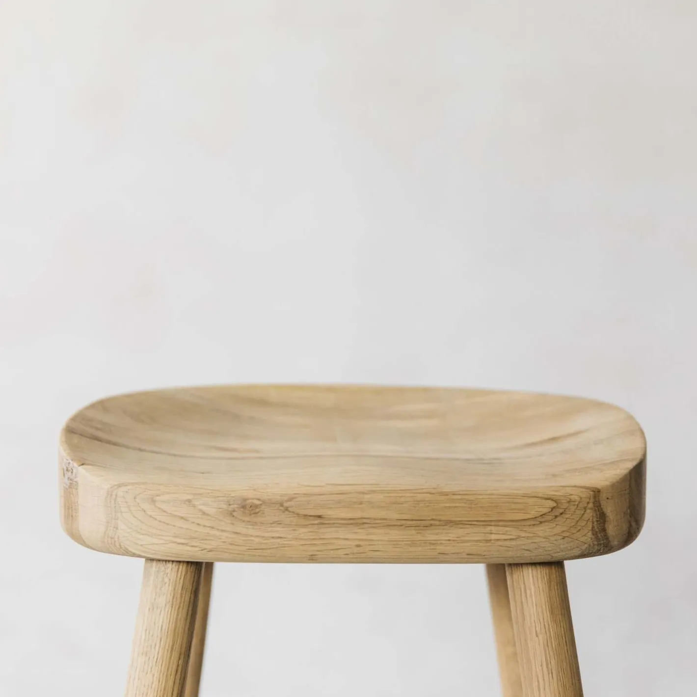 Graham & Green Stools<Oak Farmhouse Kitchen Stool