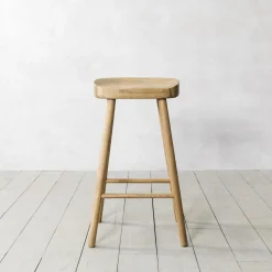 Graham & Green Stools<Oak Farmhouse Kitchen Stool