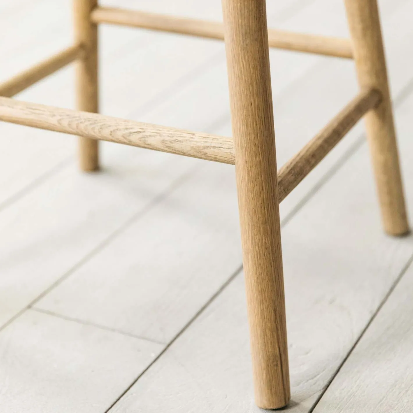Graham & Green Stools<Oak Farmhouse Kitchen Stool