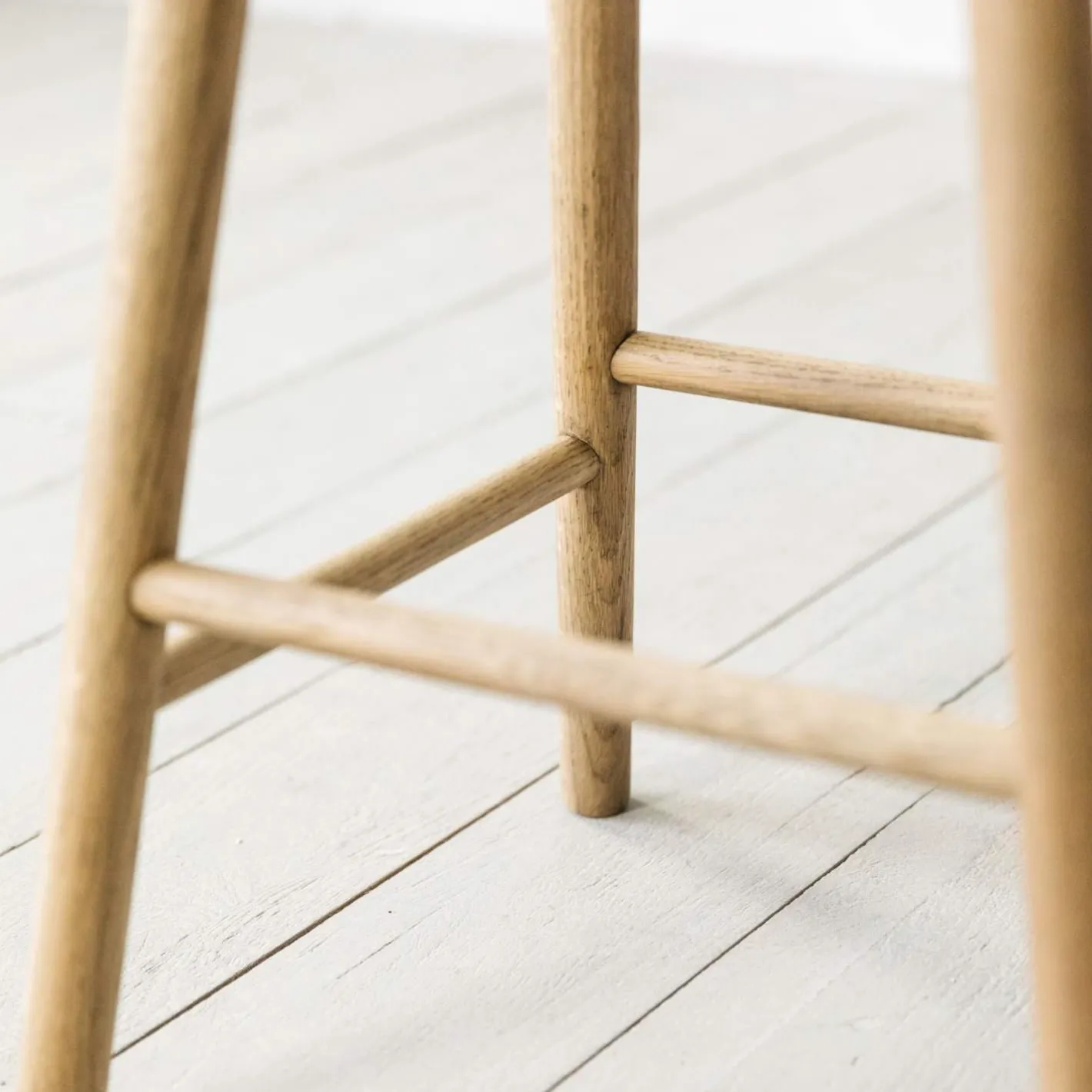 Graham & Green Stools<Oak Farmhouse Kitchen Stool