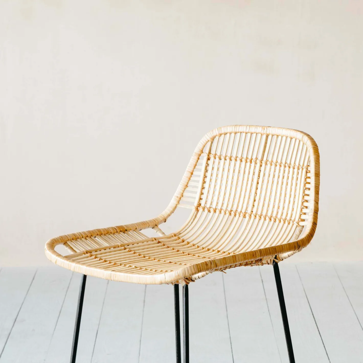 Graham & Green Stools<Ola Graphic Weave Rattan Kitchen Stool