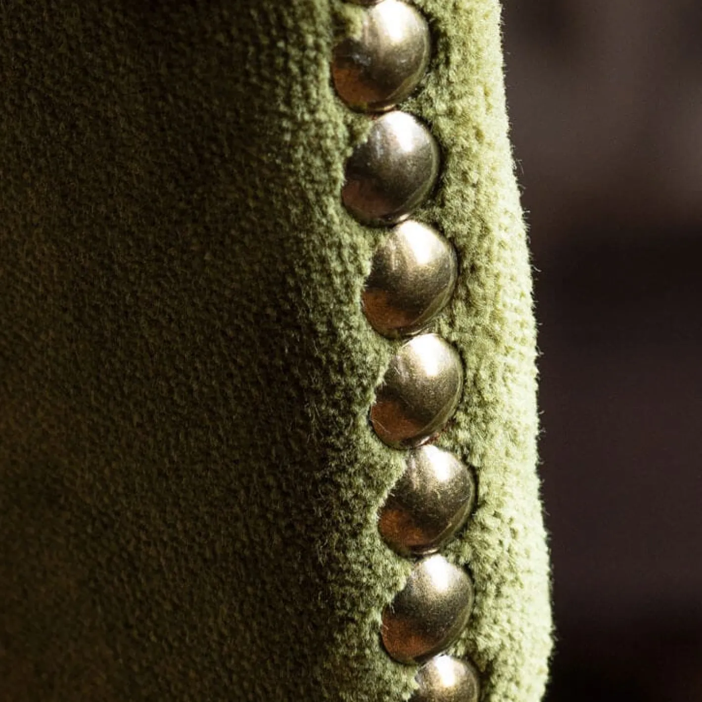 Graham & Green Dining Chairs<Olive Velvet Upholstered Dining Chair