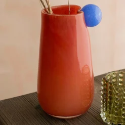 Graham & Green Vases & Plant Pots<Orange and Blue Medium Bolita Vase