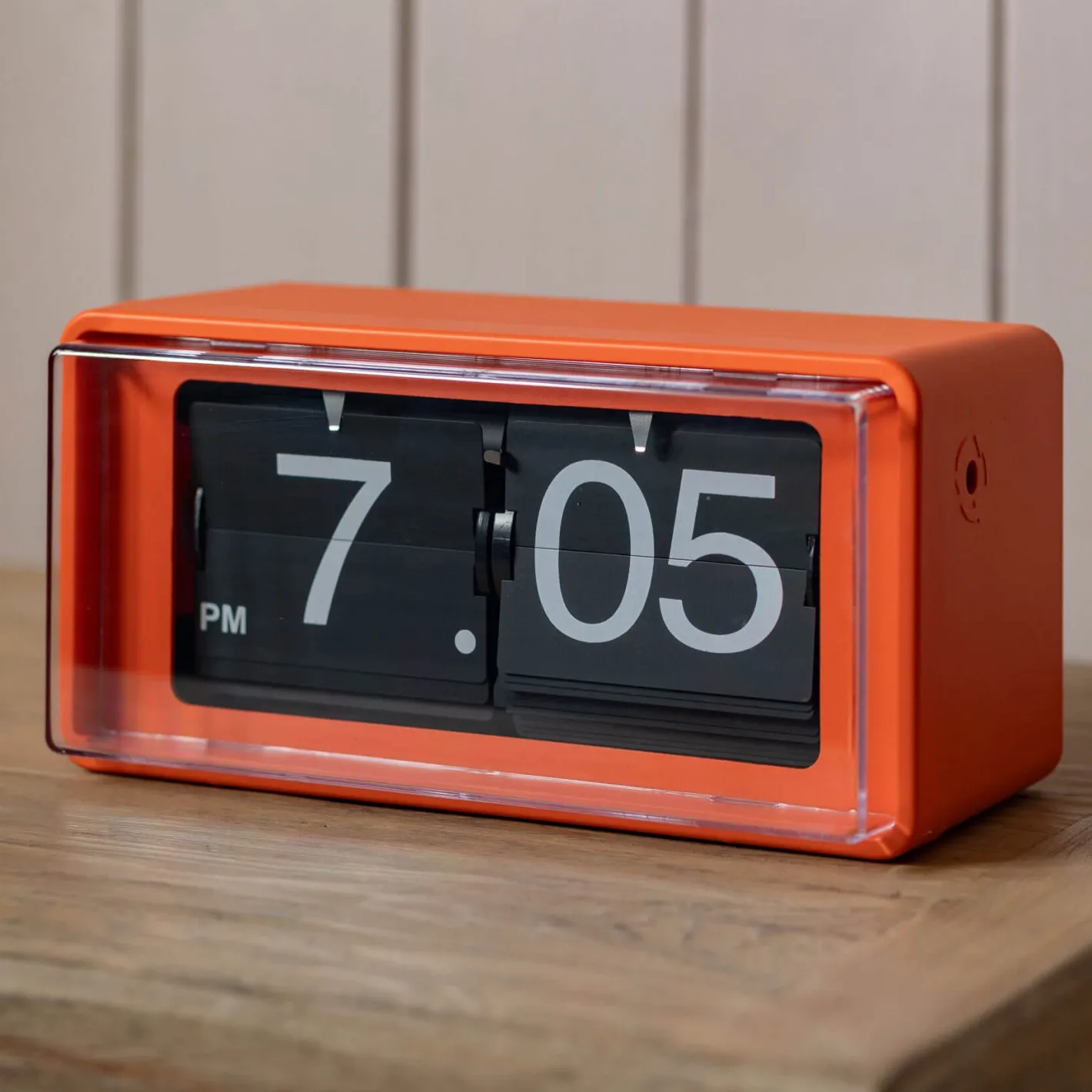 Graham & Green Clocks<Orange Boxed Retro Flip Clock