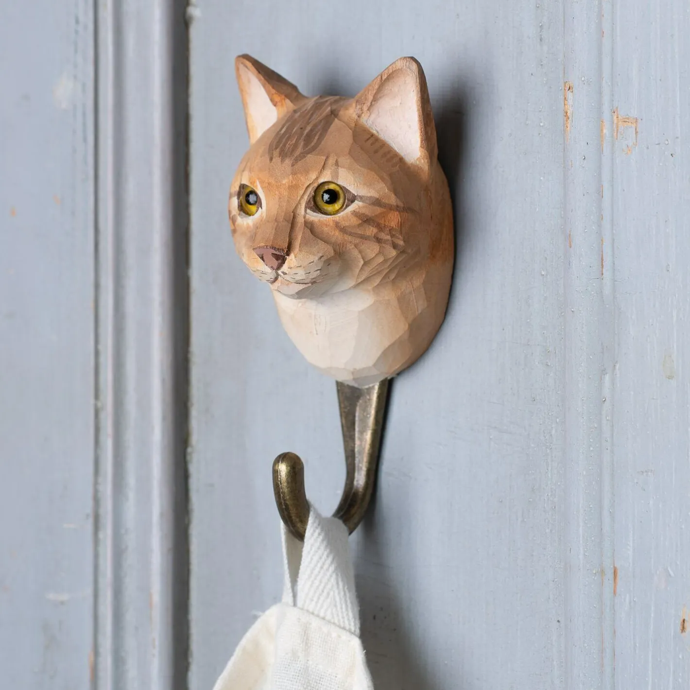 Graham & Green Coat Racks & Hooks<Orange Cat Wall Hook