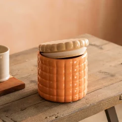 Graham & Green Kitchen Accessories<Orange Ceramic Cookie Jar