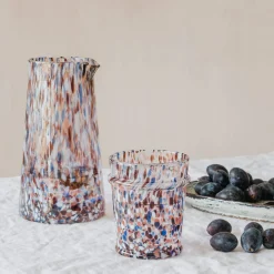 Graham & Green Outdoor Dining|Glassware<Orange Speckled Glass