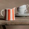 Graham & Green Outdoor Dining|Jugs & Carafes<Orange Stripe Creamer Jug