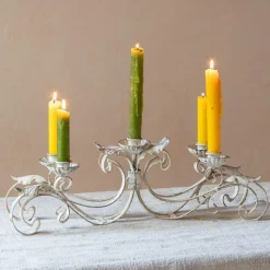 Graham & Green Candle Holders & Candles<Ornate Metal Candelabra