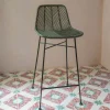 Graham & Green Stools<Oslo Olive Green Kitchen Stool