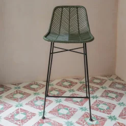 Graham & Green Stools<Oslo Olive Green Kitchen Stool