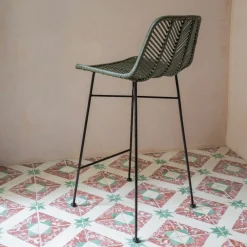 Graham & Green Stools<Oslo Olive Green Kitchen Stool