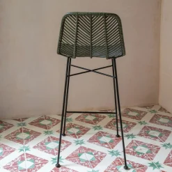 Graham & Green Stools<Oslo Olive Green Kitchen Stool