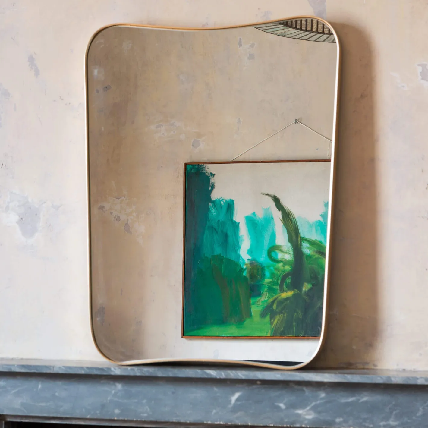 Graham & Green Overmantle Mirrors|Rectangular Mirrors<Ozzy Gold Mirror