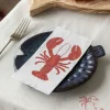 Graham & Green Table Cloths & Napkins|Table Cloths & Napkins<Pack of Sixteen Lobster Paper Napkins