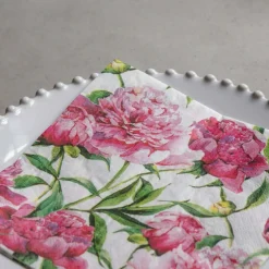 Graham & Green Outdoor Dining|Table Cloths & Napkins<Pack of Twenty Peony Napkins