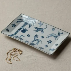 Graham & Green Decorative Accessories|Jewellery Boxes & Trinket Trays<Paradise Rectangular Trinket Dish