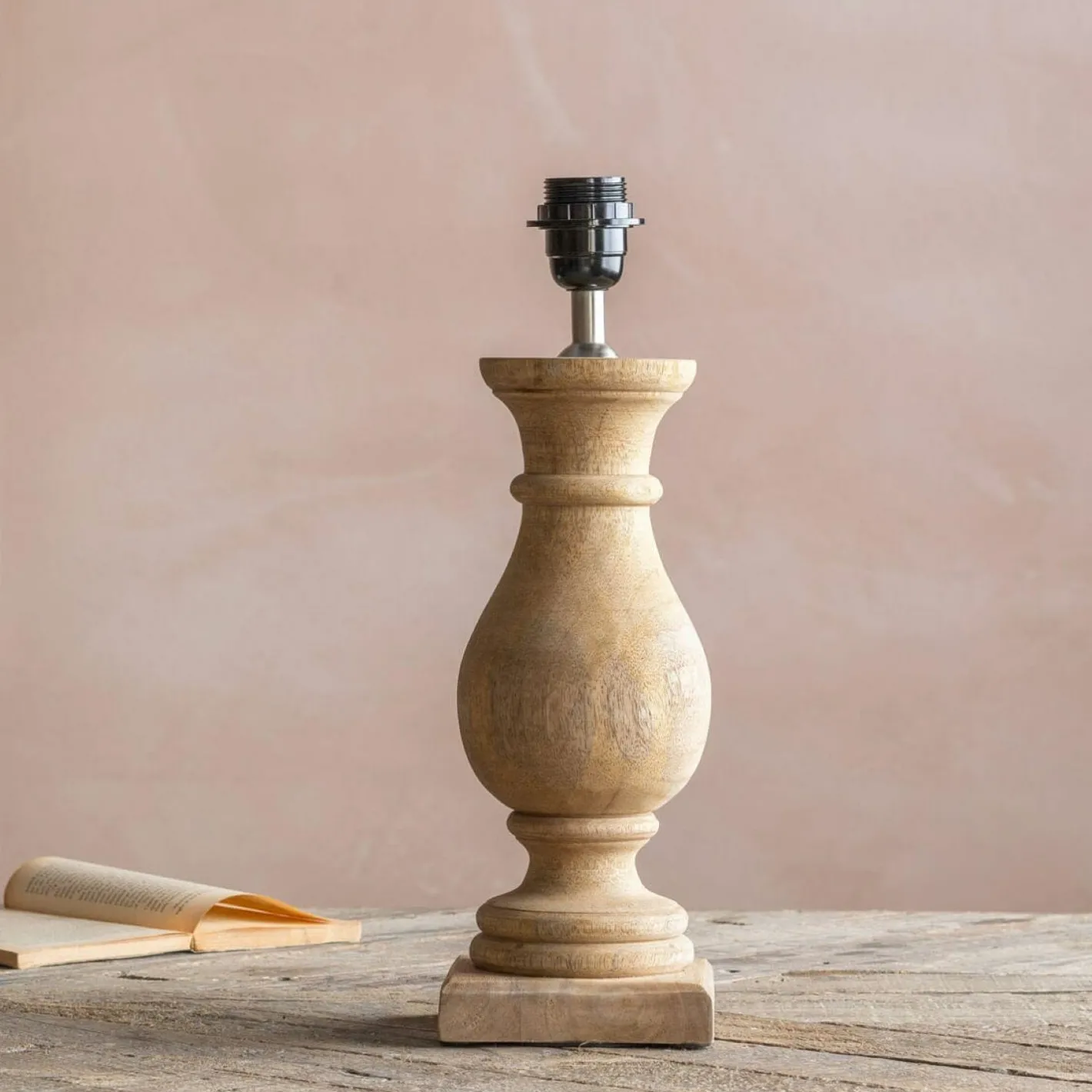 Graham & Green Table Lamps<Parry Wooden Table Lamp