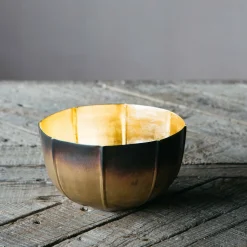 Graham & Green Candle Holders & Candles<Petal Brass and Gold Tea Light Holder