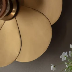 Graham & Green Wall Lights & Sconces<Petal Brass Wall Lamp