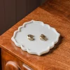 Graham & Green Jewellery Boxes & Trinket Trays<Petal Marble Decorative Trinket Plate
