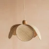 Graham & Green Ceiling Lights & Chandeliers<Petal Rattan Pendant Light