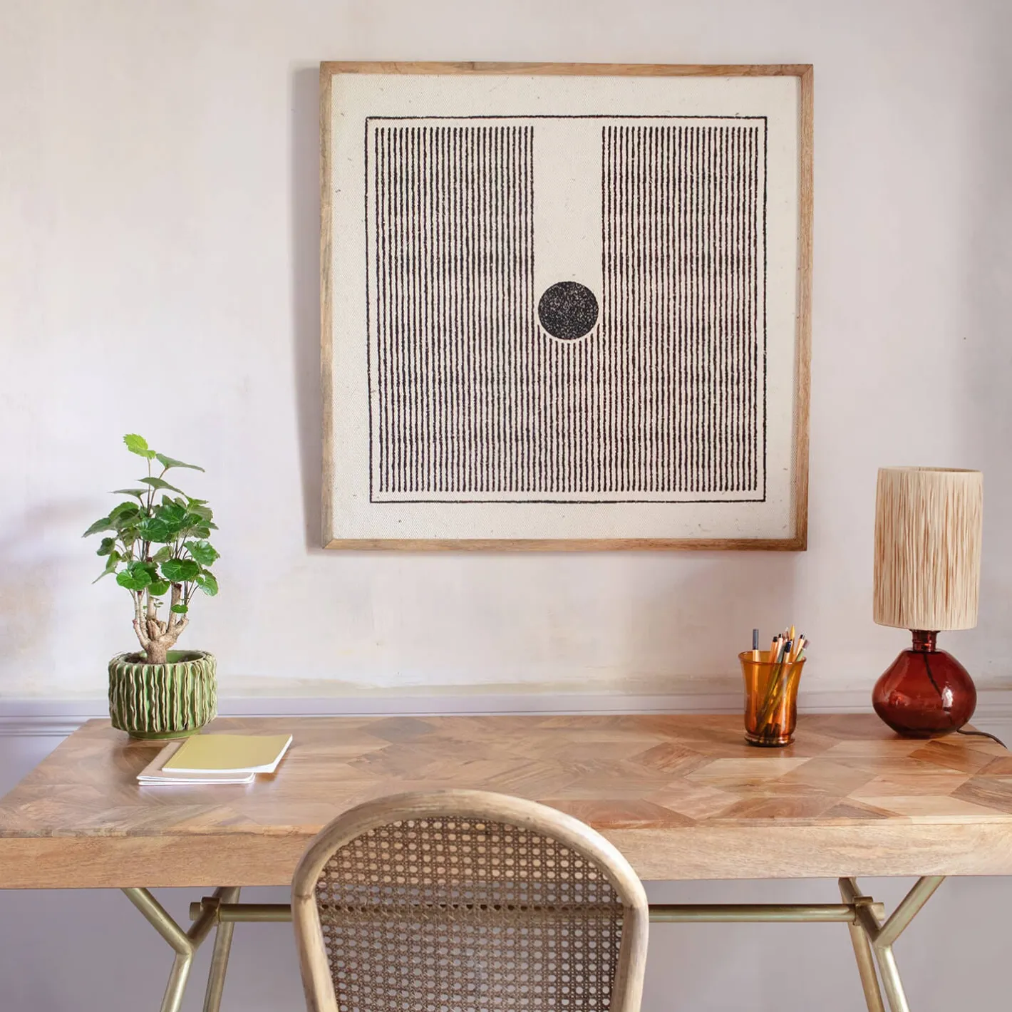 Graham & Green Prints & Wall Art<Piet Natural Abstract Wall Art