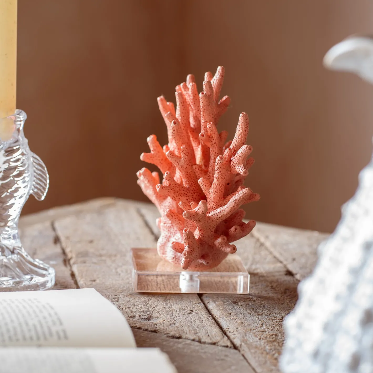 Graham & Green Decorative Accessories<Pink Faux Coral Ornament