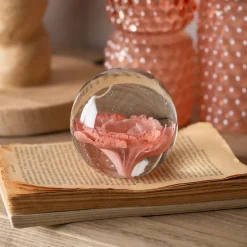 Graham & Green Bookends & Paperweights|Decorative Accessories<Pink Flower Glass Ornament
