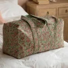 Graham & Green Bags<Pink & Green Floral Weekend Bag - Large