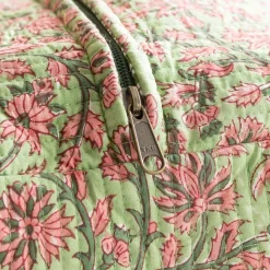 Graham & Green Bags<Pink & Green Floral Weekend Bag - Large