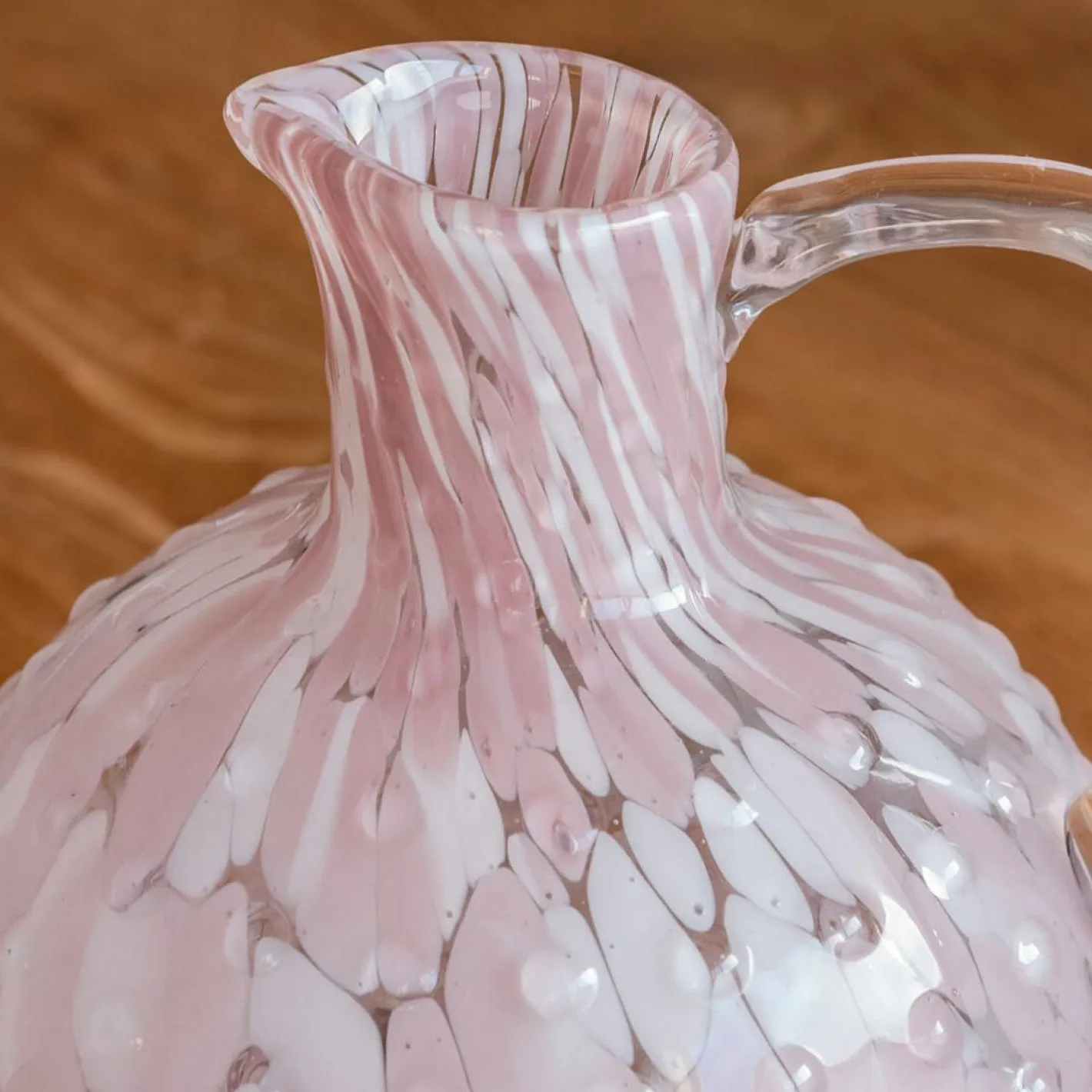 Graham & Green Jugs & Carafes<Pink Speckle Glass Pitcher