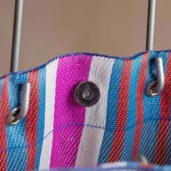 Graham & Green Bags<Pink Stripe Recycled Shopping Bag