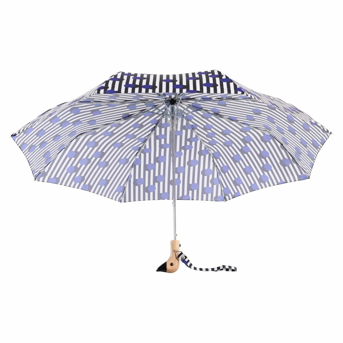Graham & Green Umbrellas<Polkastripe Duck Umbrella