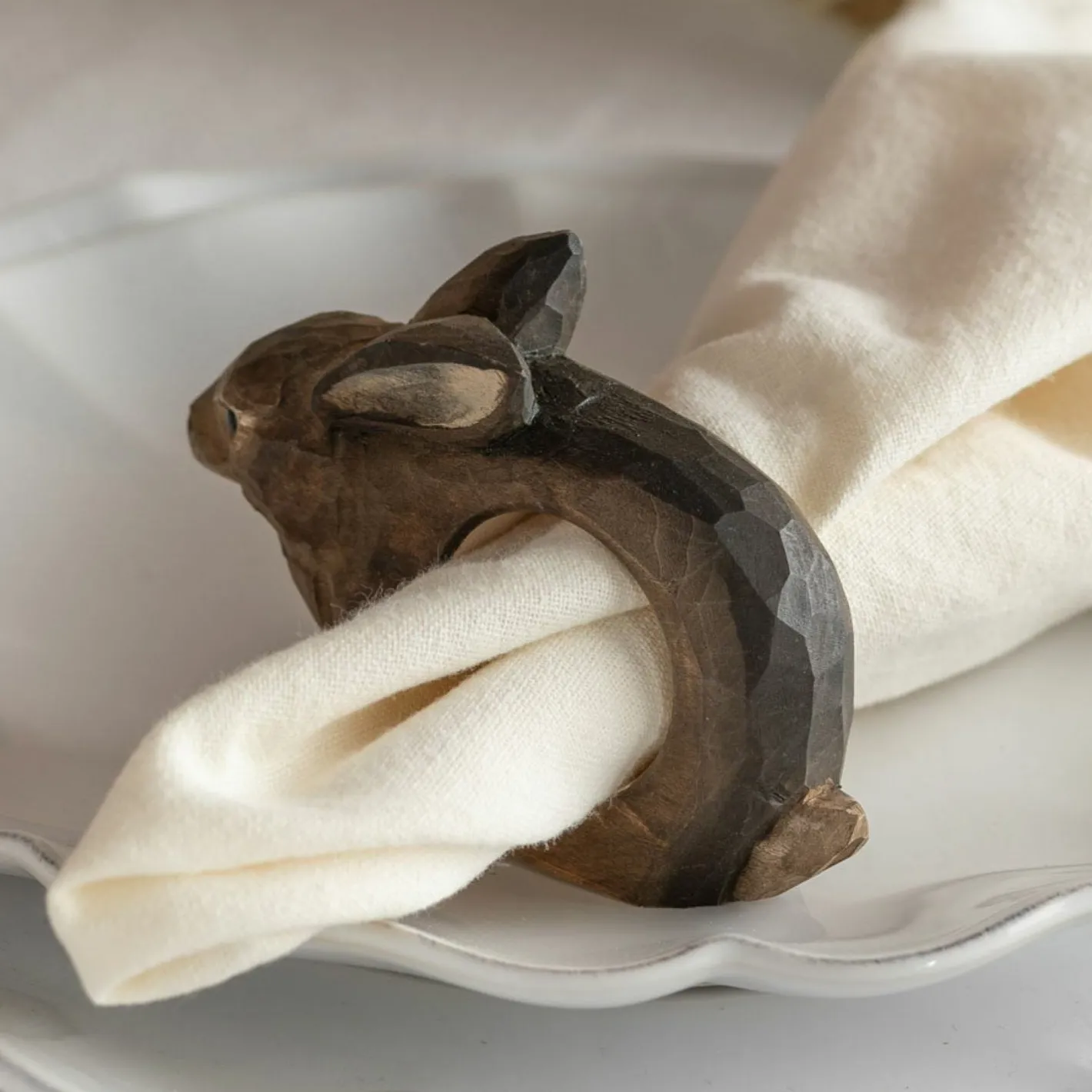 Graham & Green Table Cloths & Napkins|Table Cloths & Napkins<Rabbit Napkin Ring