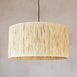 Graham & Green Ceiling Lights & Chandeliers<Raffia Natural Pendant Light