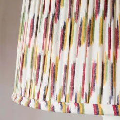 Graham & Green Lamp Shades<Rainbow Pleated Ikat Lamp Shades