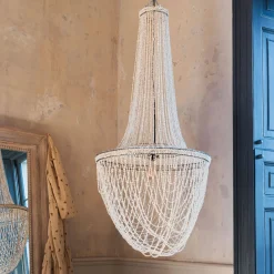 Graham & Green Ceiling Lights & Chandeliers<Rani Shell Beaded Lampshade
